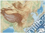 Cina. Scala 1:5.500 (carta murale plastificata stesa con aste cm 112x82) art vari a