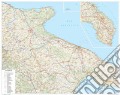 Puglia. Carta stradale della regione 1:250.000 (carta murale plastificata stesa cm 108x86) art vari a