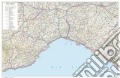 Liguria. Carta stradale della regione 1:250.000 (carta murale plastificata stesa con aste cm 96x63) art vari a