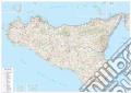 Sicilia. Carta stradale della regione 1:250.000 (carta murale plastificata stesa con aste cm 120x86) art vari a