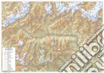 Valle d'Aosta. Carta stradale della regione 1:100.000 (carta murale cm 96x68) articolo cartoleria