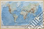 The world. Scala 1:40.000.000 (carta in rilievo cm 97x64) art vari a