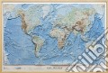 The world. Scala 1:40.000.000 (carta in rilievo cm 97x64) art vari a