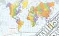 Time zones of the world. Scala 1:30.000.000 (carta murale stesa cm 137 x 86) art vari a