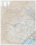 Piemonte. Valle d'Aosta. Carta stradale della regione 1:250.000 (carta murale plastificata stesa con aste cm 86 x 108 cm) art vari a