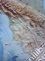 Toscana. Scala 1:350.000 (carta in rilievo con cornice cm 69x90) art vari a