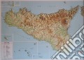 Sicilia 1:350.000 (carta in rilievo con cornice) art vari a