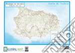 Isola di Ischia (stampa su tessuto, cm. 150 x 110) art vari a