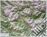 Dolomiti. Cortina D'Ampezzo e dintorni. 1:50.000 (carta in rilievo con cornice) articolo cartoleria