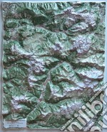 Dolomiti. Val di Fassa e Val Gardena 1:50.000 (carta in rilievo senza cornice)