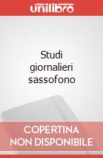 Studi giornalieri sassofono articolo cartoleria di Baiocco Giorgio