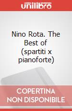 Nino Rota. The Best of (spartiti x pianoforte) art vari a