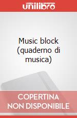 Music block (quaderno di musica) articolo cartoleria