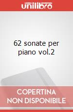 62 sonate per piano vol.2 articolo cartoleria di Cimarosa Domenico