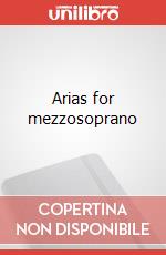 Arias for mezzosoprano art vari a