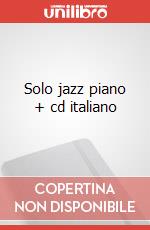Solo jazz piano + cd italiano art vari a