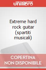 Extreme hard rock guitar (spartiti musicali) art vari a