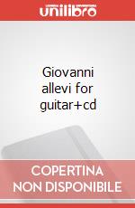 Giovanni allevi for guitar+cd art vari a
