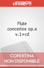 Flute concertos op.x v.1+cd articolo cartoleria di Vivaldi Antonio