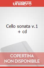 Cello sonata v.1 + cd articolo cartoleria