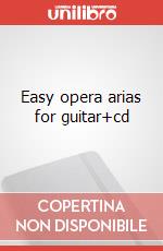 Easy opera arias for guitar+cd art vari a