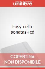 Easy cello sonatas+cd art vari a