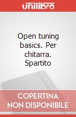 Open tuning basics. Per chitarra. Spartito art vari a