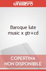 Baroque lute music x gtr+cd art vari a