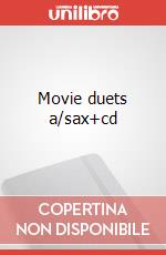 Movie duets a/sax+cd art vari a