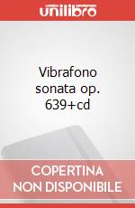 Vibrafono sonata op. 639+cd articolo cartoleria di Colombo Massimo