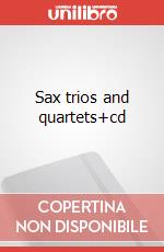 Sax trios and quartets+cd art vari a