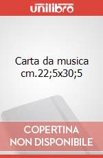 Carta da musica cm.22;5x30;5 art vari a