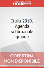 Italia 2010. Agenda settimanale grande articolo cartoleria