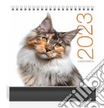Gatti. Calendario da tavolo 2023 articolo cartoleria