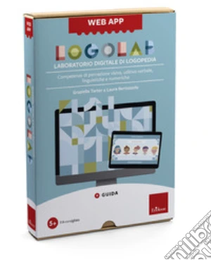 Web app Logolab. Laboratorio digitale di Logopedia. Competenze di percezione visiva, uditivo-verbale, linguistiche e numeriche. Con software