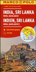 India, Nepal, Bangladesh, Sri Lanka 1:2.500.000 art vari a