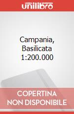 Campania, Basilicata 1:200.000 articolo cartoleria