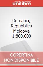 Romania, Repubblica Moldova 1:800.000 articolo cartoleria