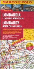 Lombardia, i laghi del Nord Italia 1:200.000. Ediz. multilingue articolo cartoleria