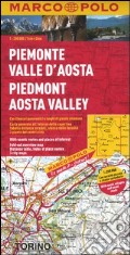 Piemonte, Valle D'Aosta 1:200.000. Ediz. multilingue art vari a