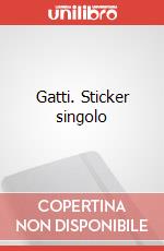 Gatti. Sticker singolo articolo cartoleria di Idili Silvia