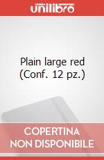 Plain large red (Conf. 12 pz.) articolo cartoleria di Moleskine