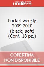 Pocket weekly 2009-2010 (black; soft) (Conf. 18 pz.) articolo cartoleria di Moleskine