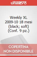 Weekly XL 2009-10 18 mesi (black; soft) (Conf. 9 pz.) articolo cartoleria di Moleskine