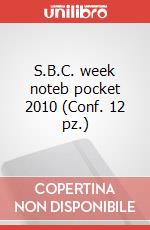 S.B.C. week noteb pocket 2010 (Conf. 12 pz.) articolo cartoleria di Moleskine