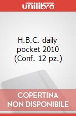 H.B.C. daily pocket 2010 (Conf. 12 pz.) articolo cartoleria di Moleskine