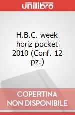 H.B.C. week horiz pocket 2010 (Conf. 12 pz.) articolo cartoleria di Moleskine