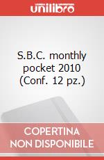 S.B.C. monthly pocket 2010 (Conf. 12 pz.) articolo cartoleria di Moleskine