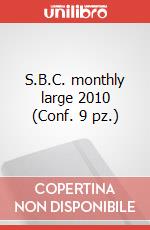 S.B.C. monthly large 2010 (Conf. 9 pz.) articolo cartoleria di Moleskine