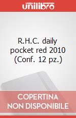R.H.C. daily pocket red 2010 (Conf. 12 pz.) articolo cartoleria di Moleskine
